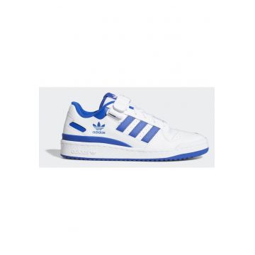 Pantofi sport barbati -  Piele Alb/Albastru - Alb/Albastru