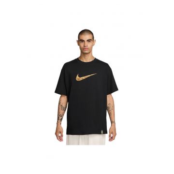 Tricou barbati  Max90 - croiala confortabila - negru - bumbac