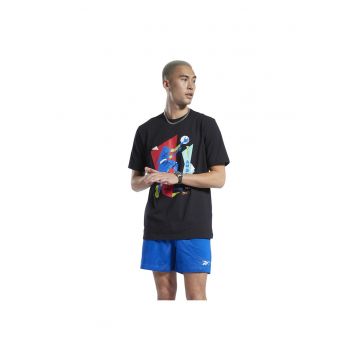 Tricou sport barbati HL0077 -  Bumbac - Negru