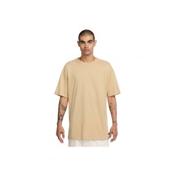 Tricou sport barbati  Premium Essentials - croiala lejera - bumbac organic - bej -