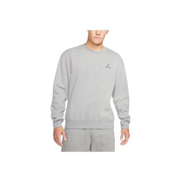 Bluza sport  Essential Crew Fleece - gri - bumbac - croiala lejera