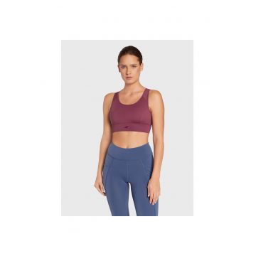 Bustiera sport dama -  301175933 - Poliester - Visiniu