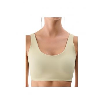 Bustiera sport RSS25USBAF167 - 4F - Poliamida/Elastan - Bej
