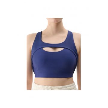 Bustiera sport WSS25USBAF150 - 4F - Poliester/Elastan - Albastru