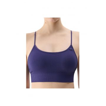 Bustiera sport WSS25USBAF151 - 4F - Bleumarin - Poliamida/Elastan