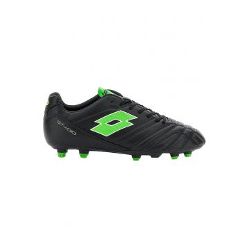Ghete fotbal  Stadio 705 FG - negru - sintetic - talpa FG - pentru terenuri naturale