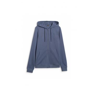 Hanorac Barbati  cu Gluga Reglabila - Trening - Tricot French Terry - 80% Bumbac - Fermoar Frontal - Sportstyle - 74679