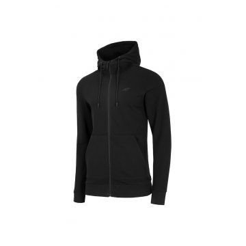 Hanorac sport barbat  material moale si elastic - bumbac si poliester - neagra -