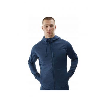 Hanorac sport  FNK M404 - bleumarin - material elastic - interior periat -