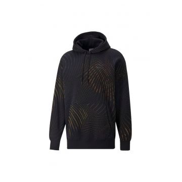 Hanorac  SWxP AOP Hoodie - 535666-01 - Barbati - Negru - Negru
