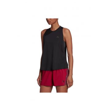 Maiou sport - adidas - AEROREADY - negru - poliester reciclat