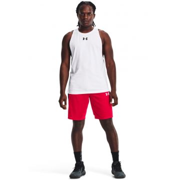 Pantaloni scurti lejeri pentru baschet Baseline - Negru/Rosu vermillion