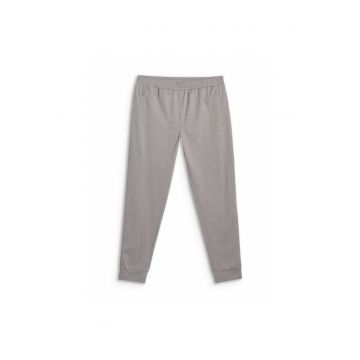 Pantaloni sport barbati  antrenament - gri - material respirabil