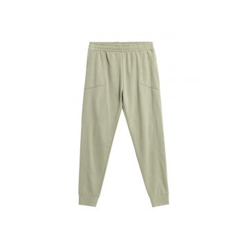 Pantaloni sport  OTHSS23TTROM196 - talie elastica - doua buzunare - poliester/bumbac - verde