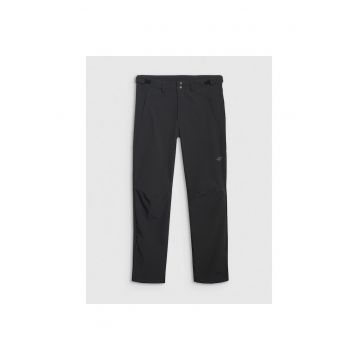 Pantaloni trekking barbati  poliester - negru