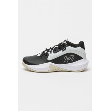 Pantofi Lockdown 7 pentru baschet - Negru/Alb optic/Alb murdar