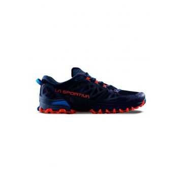 Pantofi low-cut Bushido III Wide pentru alergare - Portocaliu mandarina/Albastru royal/Albastru indigo