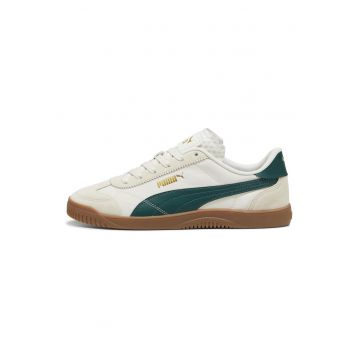 Pantofi sport cu garnituri de piele intoarsa Club 5v5 Lux - Alb