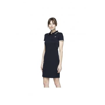 Rochie sport dama  slim fit - midi - tehnologie 4FDry - poliester - bleumarin -
