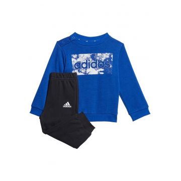 Set cu pantaloni lungi pentru copii -  Bumbac - Albastru/Negru - Albastru