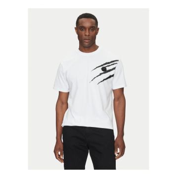 Tricou Barbatesc -  Alb - regular fit - bumbac -