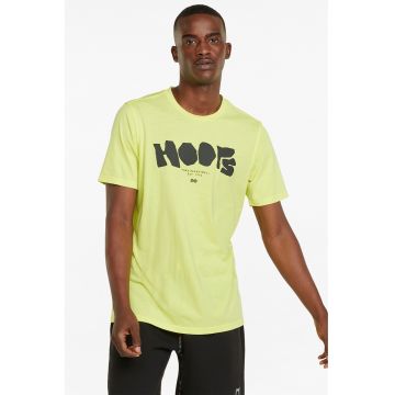 Tricou cu decolteu la baza gatului pentru basball - Negru/Verde lime