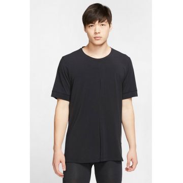Tricou cu tehnologie Dri Fit - pentru yoga - Negru