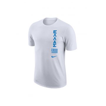 Tricou sport  tehnologie Dri-FIT - alb - bumbac/poliester