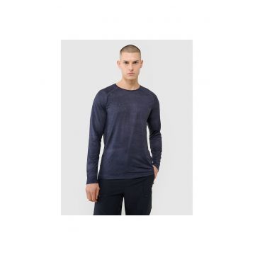Bluza ciclism -  uscare rapida - negru - material sintetic