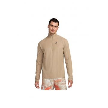 Bluza sport  Dri-FIT Trail - maneca lunga - bej - poliester