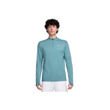 Bluza sport  Element Dri-FIT - material elastic - albastru - 88% poliester reciclabil