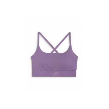 Bustiera Sport  Croiala Slim - Uscare Rapida - Inchisdwqf - Mov inchis