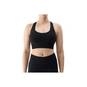 Bustiera sport dama RSS25USBAF154 - 4F - Negru - Poliamida/Elastan