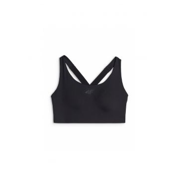 Bustiera sport -  suport mediu - elastan/sintetic - negru
