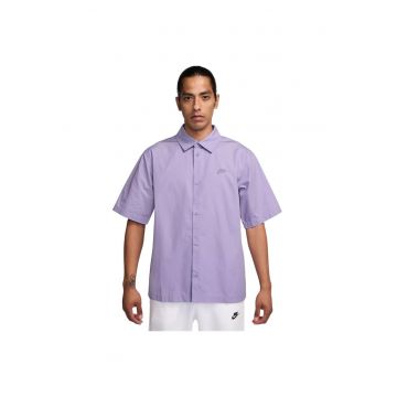 Camasa  Club cu maneca scurta - bumbac moale - confortabil - mov