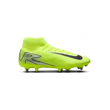Ghete de fotbal  Mercurial Superfly 10 Academy - anti-colmatare - tricotaj personalizabil - verde - plasa