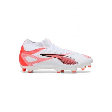 Ghete fotbal  Ultra 5 Play+ FG/AG - alb - sintetic - set cu tehnologie avansata pentru viteza si agilitate -