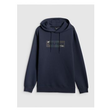 Hanorac sport barbati  regular - gluga ajustabila - elemente reflectorizante - bleumarin