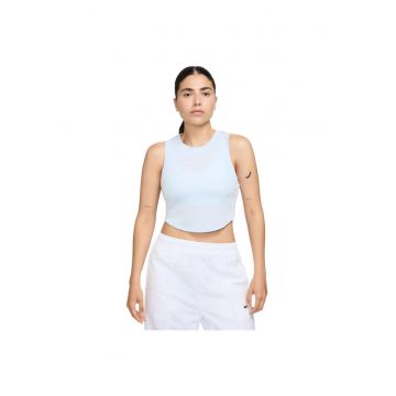 Maiou sport dama  model Sportswear Chill Knit - culoare alb - material poliester