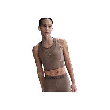 Maiou sport dama  Pro Dri-FIT - design crop - maro - poliester/spandex