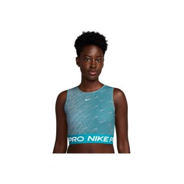Maiou sport dama  Pro Dri-FIT - scurt - material usor si elastic - verde - poliester-elastan
