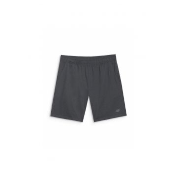 Pantaloni scurti de trening  uscare rapida - gri - material sintetic