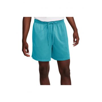 Pantaloni scurti  FN3514 - talie elastica - poliester - albastru