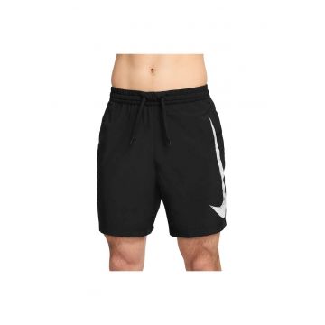Pantaloni scurti  FZ1066 - talie elastica - uscare rapida - poliester - negru