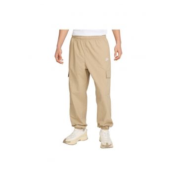 Pantaloni sport barbati  Club HJ1990 - croiala lejera - talie elastica - nylon - bej