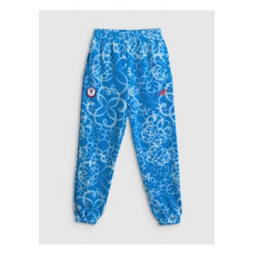 Pantaloni sport barbati -  Milano-Cortina/Slovacia - fleece sherpa - albastru