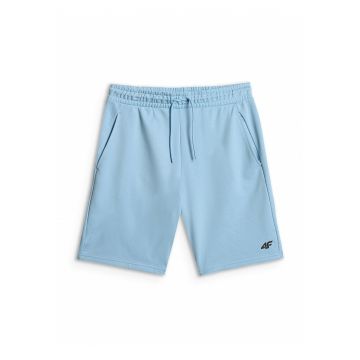 Pantaloni sport barbati  model M0970 - talie ajustabila - 2 buzunare - albastru - material usor