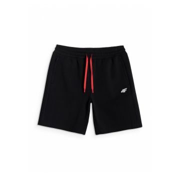 Pantaloni sport barbati  negru - croiala confortabila - talie reglabila - 2 buzunare cu fermoar