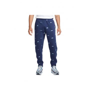 Pantaloni sport  FB7437 - Bumbac/Poliester - Albastru -