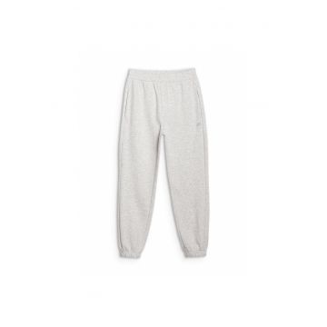 Pantaloni sport unisex  gri - bumbac